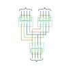 Deutsch DT 4 WAY SPLITTER 3 PORT